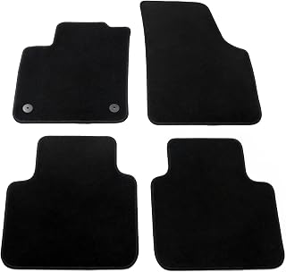 FREEMOTOR802 Floor Mats Fits 2018-2025 Volkswagen Atlas, Black