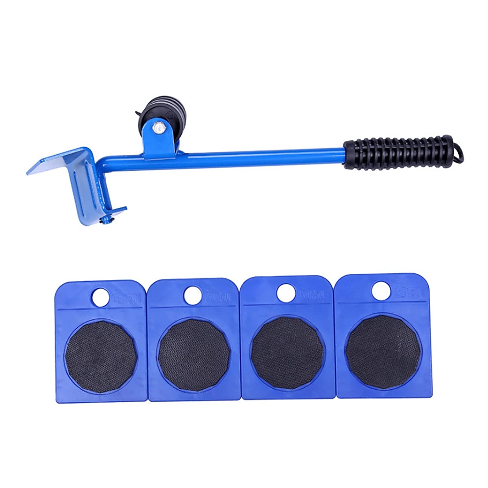 Anhängerstütze, Möbel Transportheber Werkzeug Set Möbel MOOVER RAD BAR ROLLER Vorrichtung schwere Sachen bewegende Handwerkzeuge,Robust gebaut(Dark Grey)