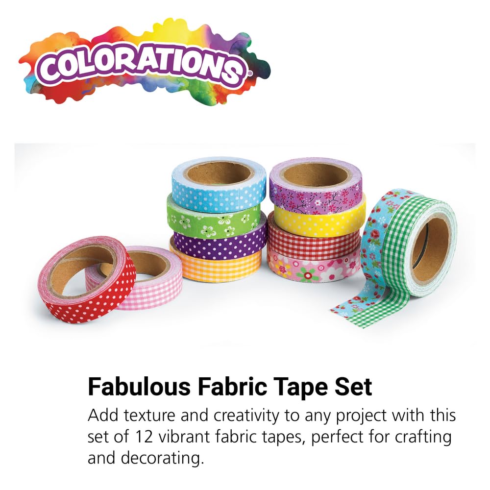 Colorations ABFAB Fabulous - Cinta de tela (12 unidades)