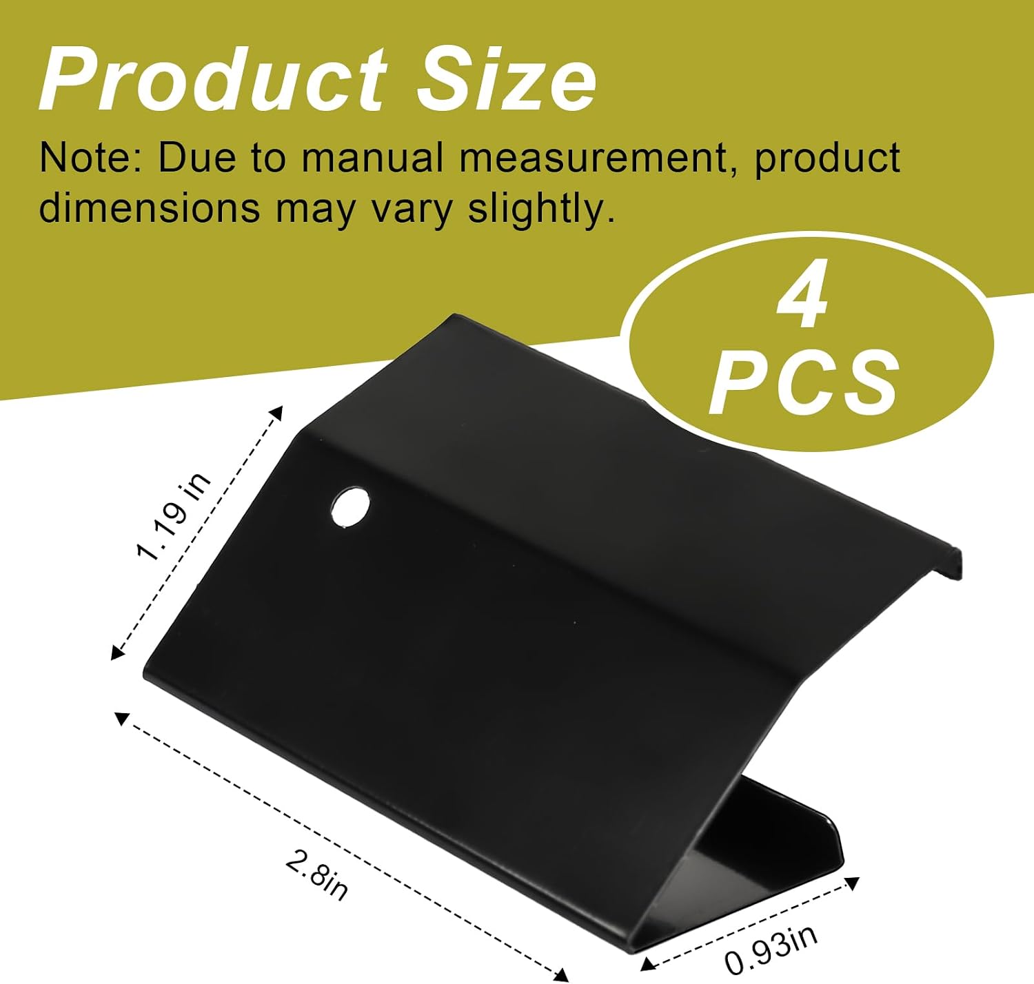 Reptile Terrarium Covers Heavy Duty Screen Clips for 30 Gallon or Larger | Reptile Aquarium Tank Lid Clips, Reptile Enclosure Lock, Provide Strong Extra Security, 4 Pack