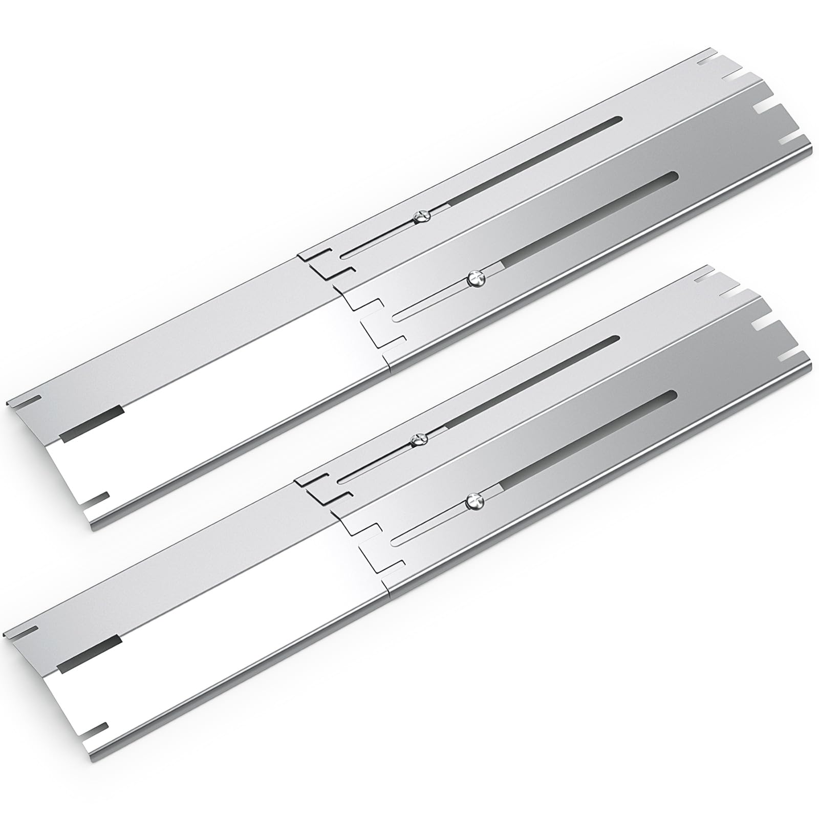 Coisien Universal Flavorizer Bar, Brennerabdeckung,3 Pack Flammenblech Porzellan Stahl Ersatzteile für die Meisten Gasgrill,Heizplatte Zubehör für CharBroil,Thermos,Outback Meteor, Modelle Grill
