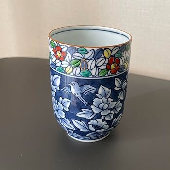 Amazon | 京焼 清水焼 馬場京泉 清水焼湯呑み | ノーブランド品