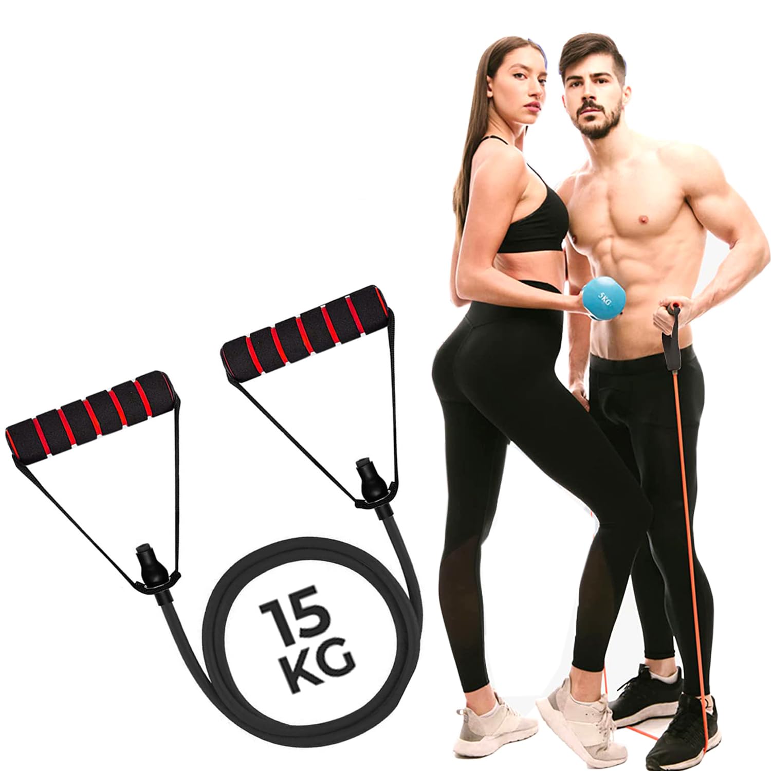 Single Resistance Pull Rope Tube Exercise Band for Stretching. (B0CT8LQSHH) Amazon Price History, Amazon Price Tracker