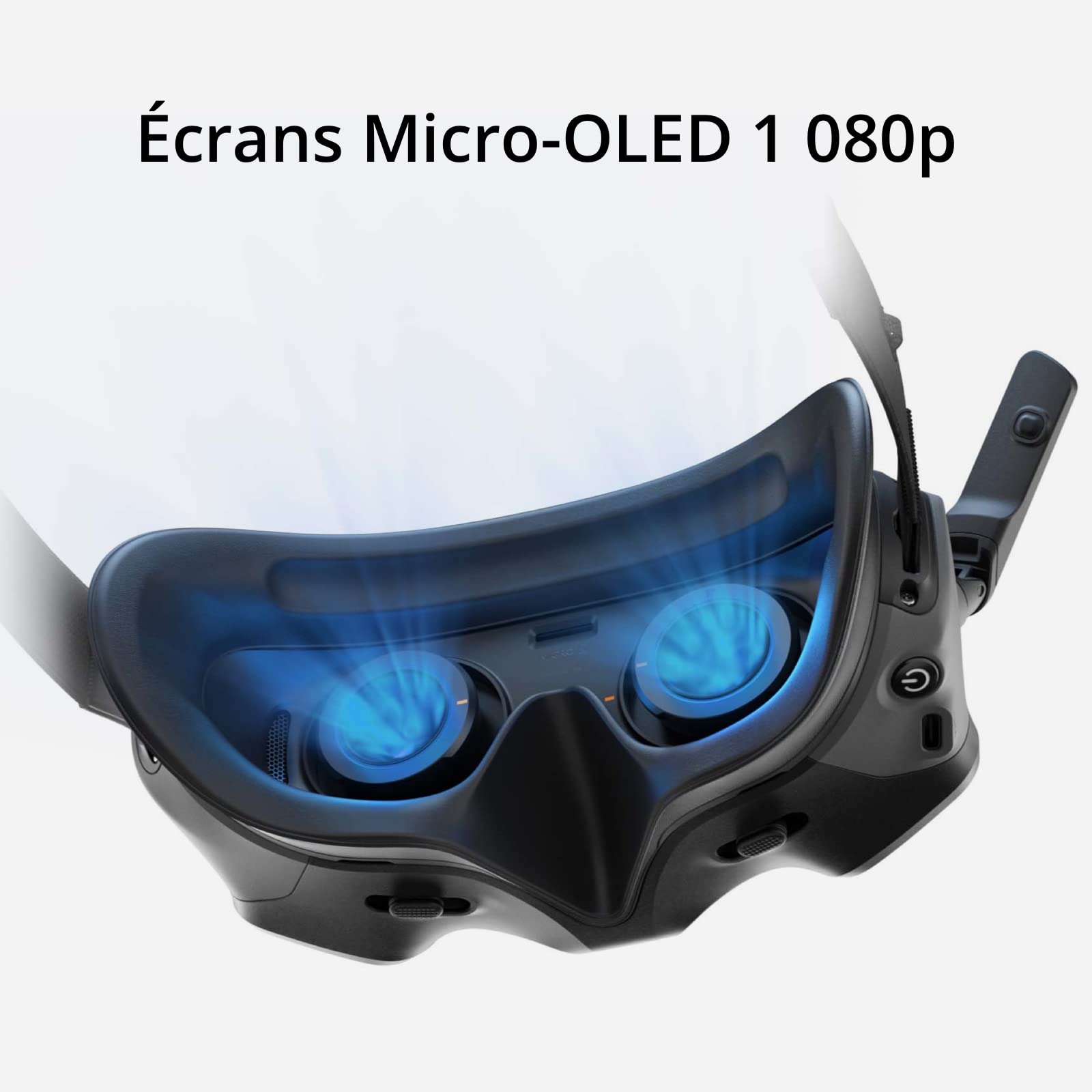 DJI Goggles Integra Motion Bundle - Contrôle Immersif par Mouvement, Goggles FPV Légères, Écrans Micro-OLED, Transmission Vidéo O3+ HD