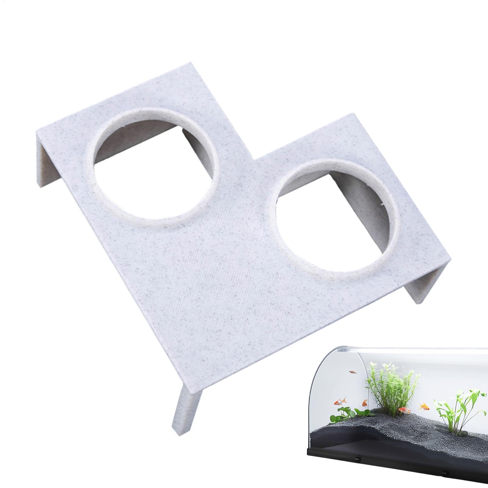 Aquarium Underground Tunnel - Aquarium Hide Shrimp Cave Shelter - Betta Tunnel Shrimp Hide, Underground Fish Tank Cave, Fish Hide Shrimp Tunnel, Shrimp Tank Accessories
