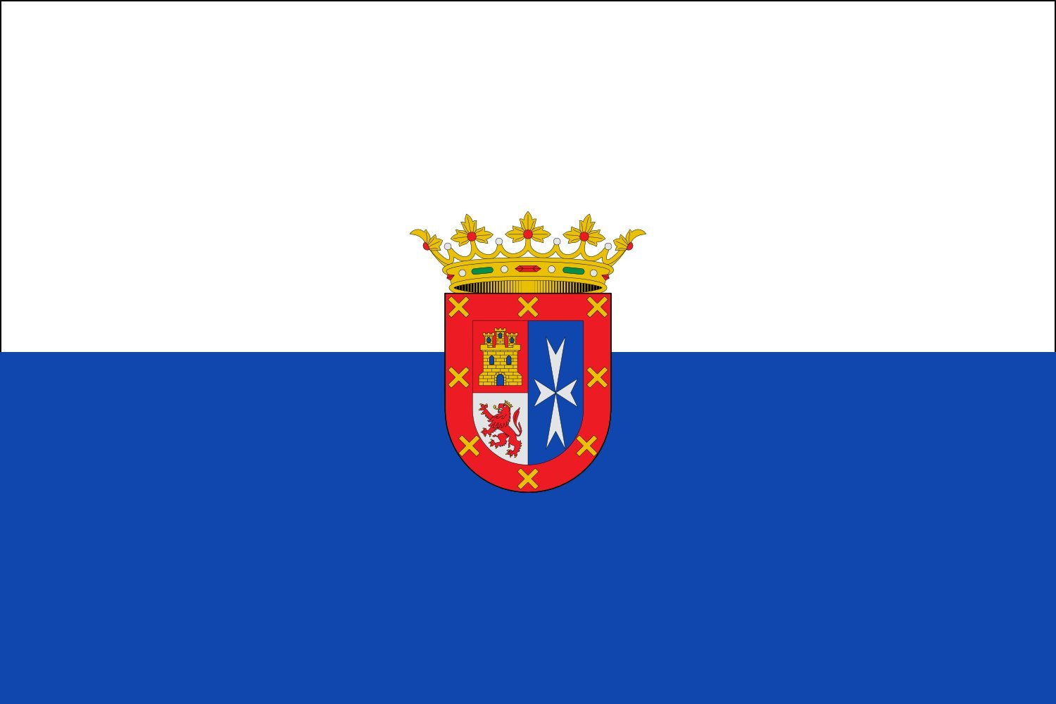 Drapeau Large Espartinas Sevilla pour pavoiser votre maison et jardin