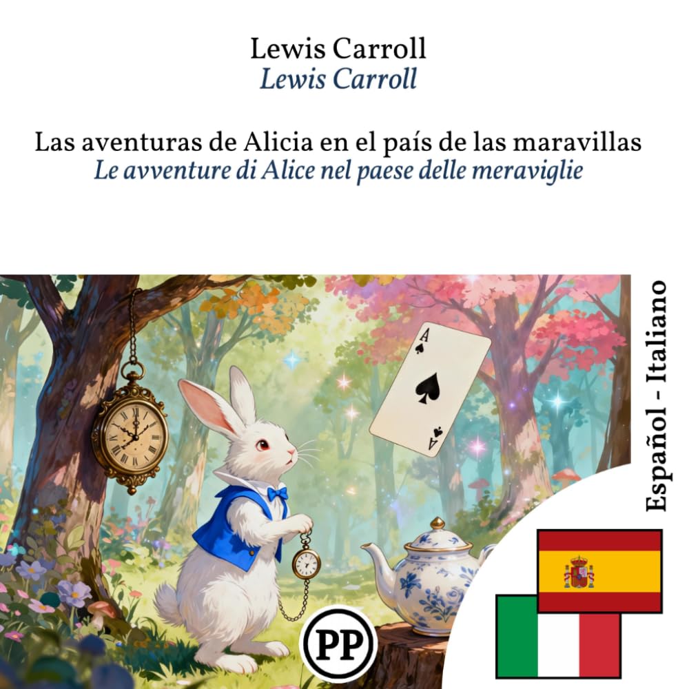 Le avventure di Alice nel paese delle meraviglie: libro bilingüe español-italiano (per imparare lo spagnolo)