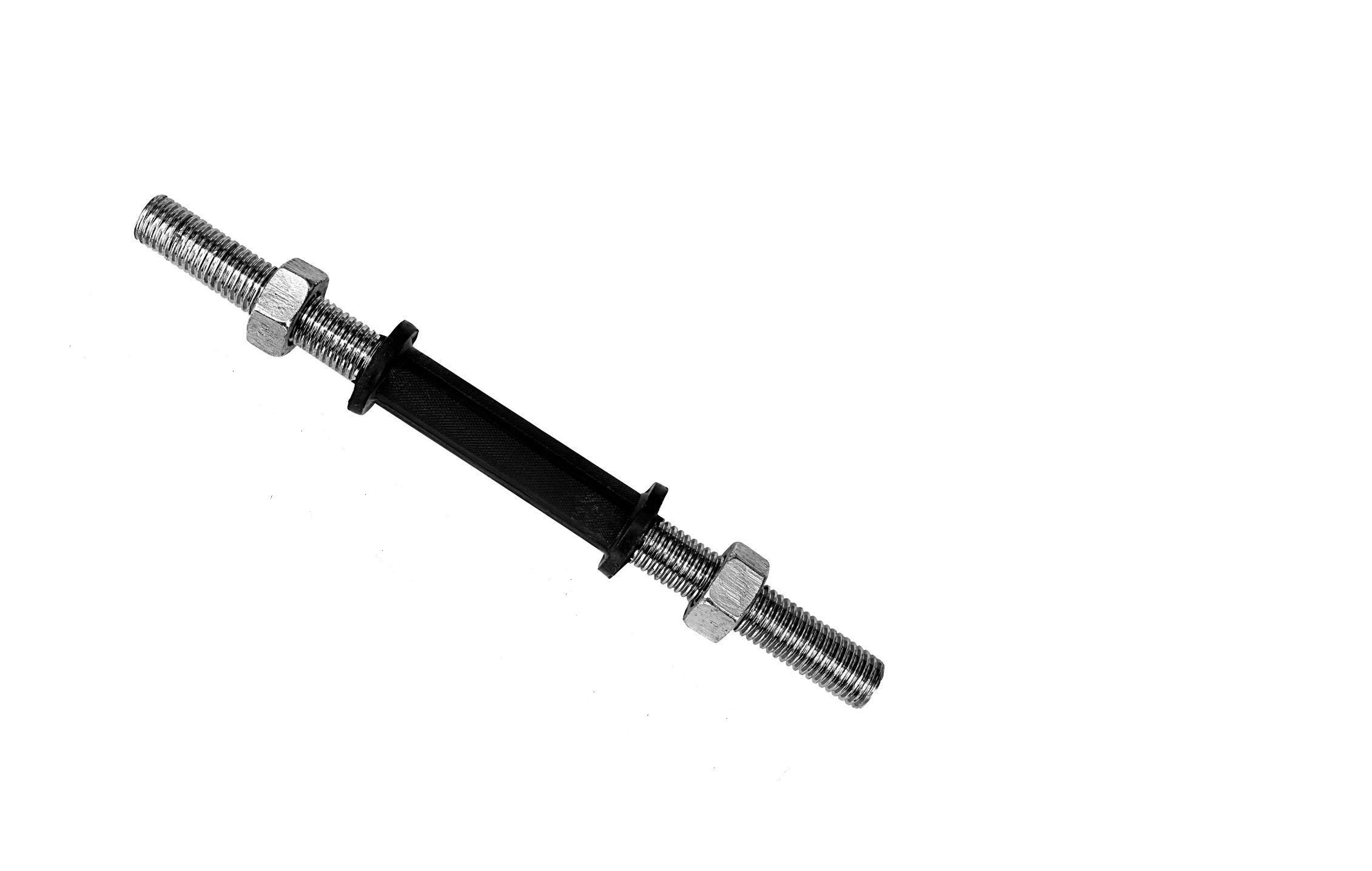 A1VK Dumbell Rods with Fiber Grip and Locks, 14-inch (Black; Pack of 1) (B08WL41XTF) Amazon Price History, Amazon Price Tracker