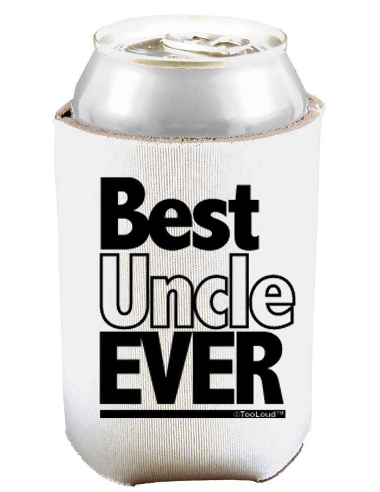 Best Uncle Ever Can and Bottle Insulator Cooler - White 2 PACK