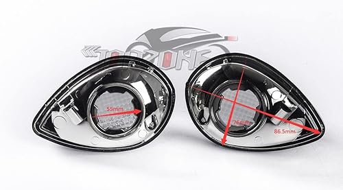 Miniatura 6 de Compatible con Yamaha 2004-2009 FZ6 2009-2017 FZ6R 2011-2013 FZ8-N  FZ8-S 2008-2017 WR250R Flaher Idicator Lámpara intermitente (señal de giro LED,
