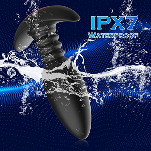 Prostate Massager Anal Vibrator, Anal Plug Vibrating With 10 Vibration Modes, Remote Control Anal Dildo Butt Plug, P Spot Massager Anal Toy Male Adult Sex Toys For Men Women And Couple Pleasure Black #TOP6