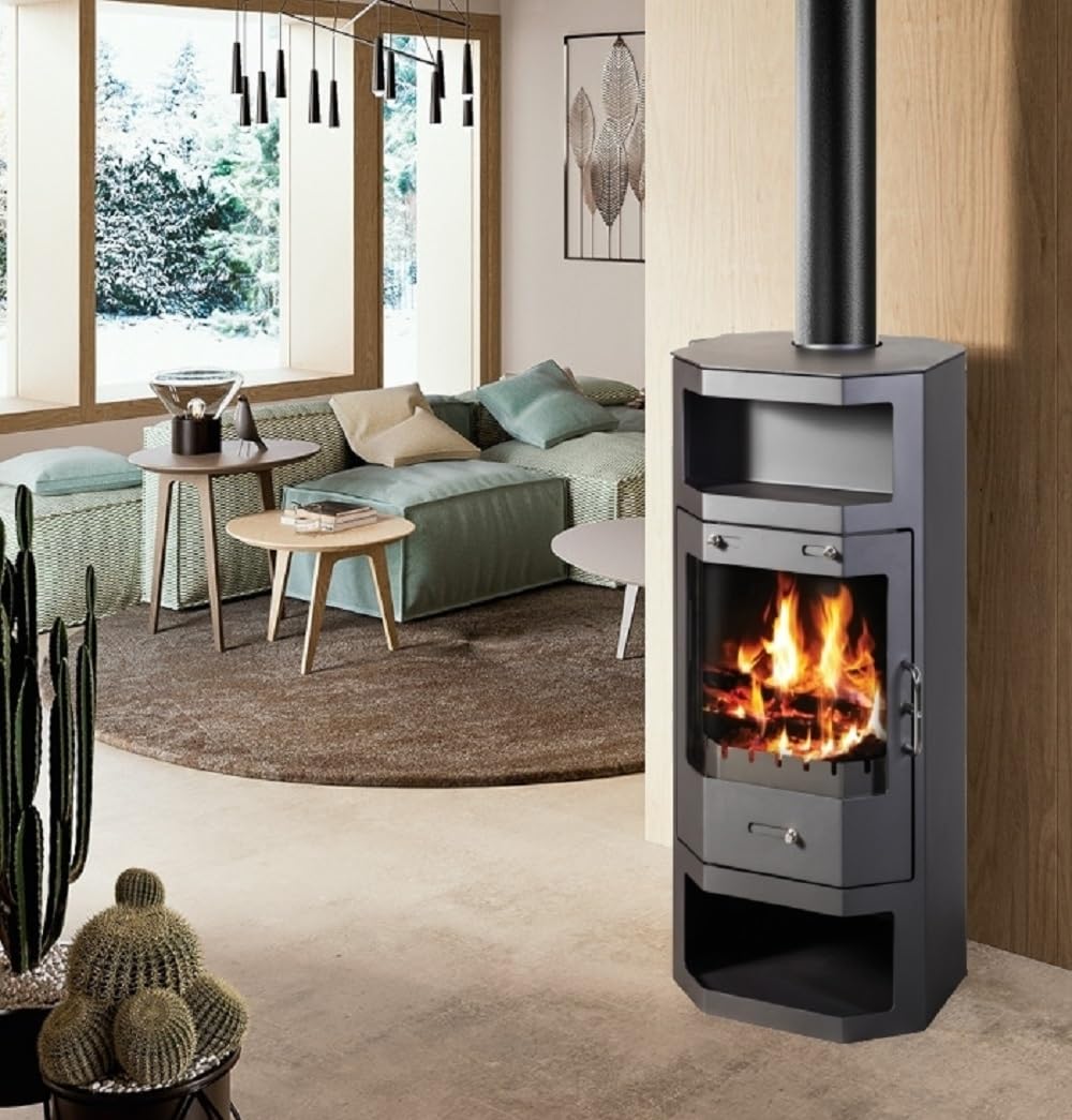 Kaminofen 9kW Kachelofen Heizofen Ofen Kamin Holzofen EEK A 56321