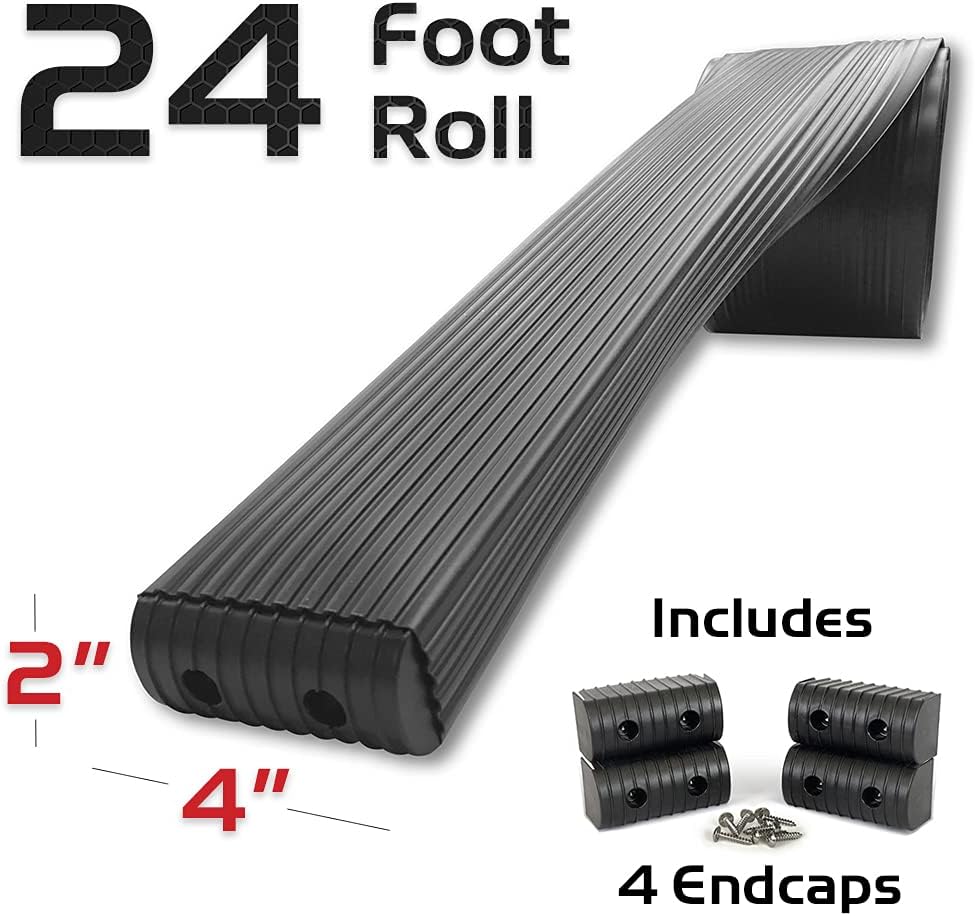 Caliber Bunk Wrap Kit 23054-BK, 24-ft Roll of 2x4-in Bunk Wrap with Endcaps, Black