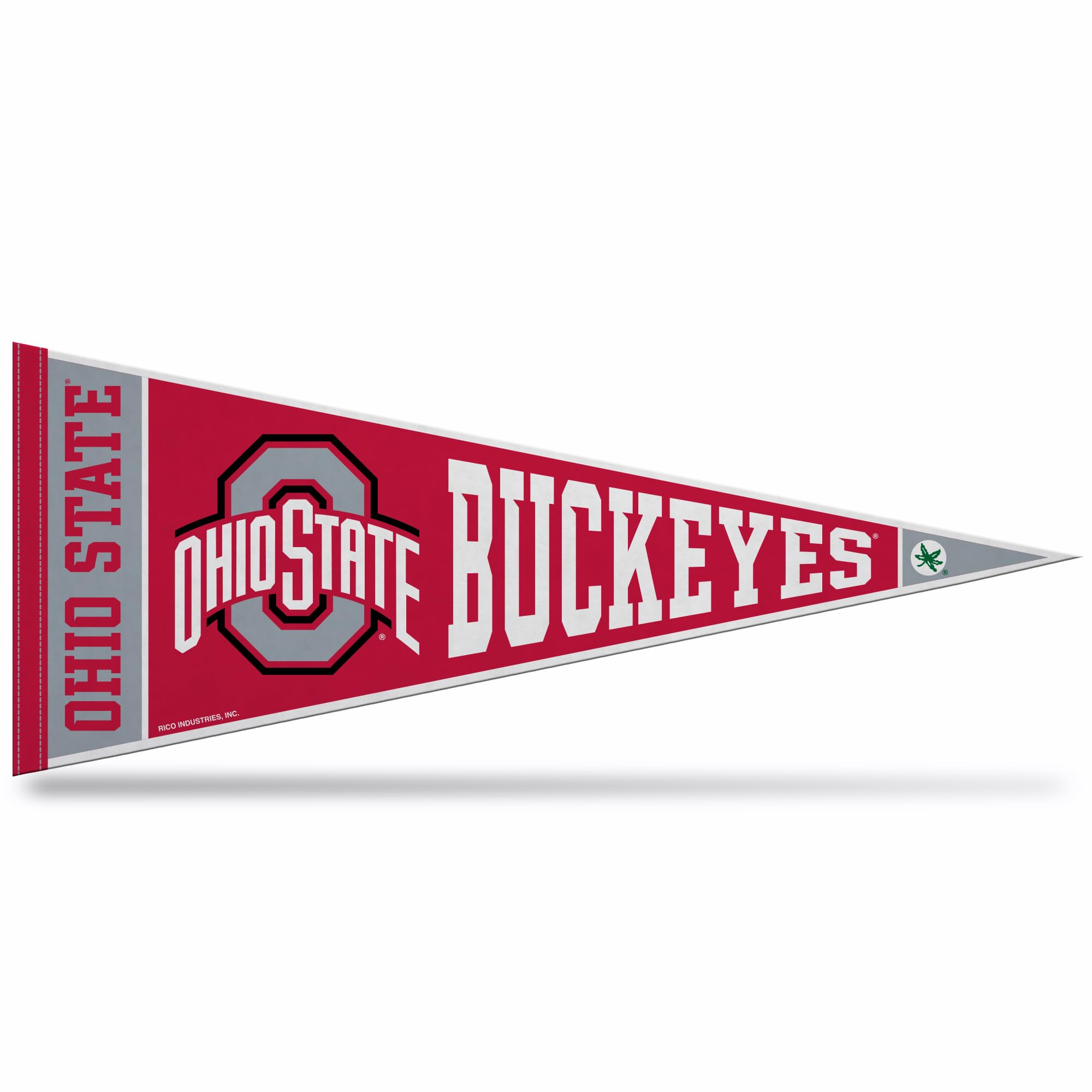 Cadeau decoration murale Ohio State Buckeyes fanion en feutre pour anniversaire d'un fan de sport