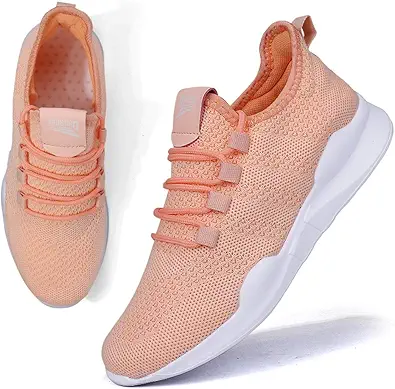 Damyuan Women's Walking Shoes Tennis Sneakers Casual Lace Up Lightweight Running Shoes