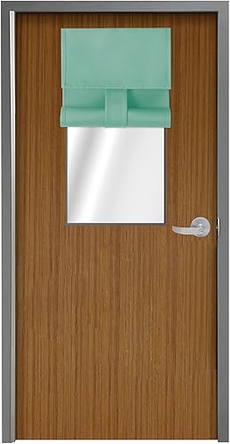 Classroom Door Window Cover,Blackout Shades for Classroom Windows and DoorsRoom Darkening Design Blocks Views, Classroom Window Cover Lockdown,