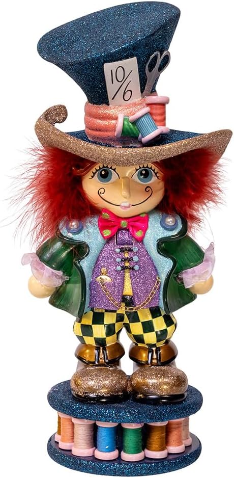 Kurt Adler 13" Hollywood Nutcrackers™ Mad Hatter Nutcracker