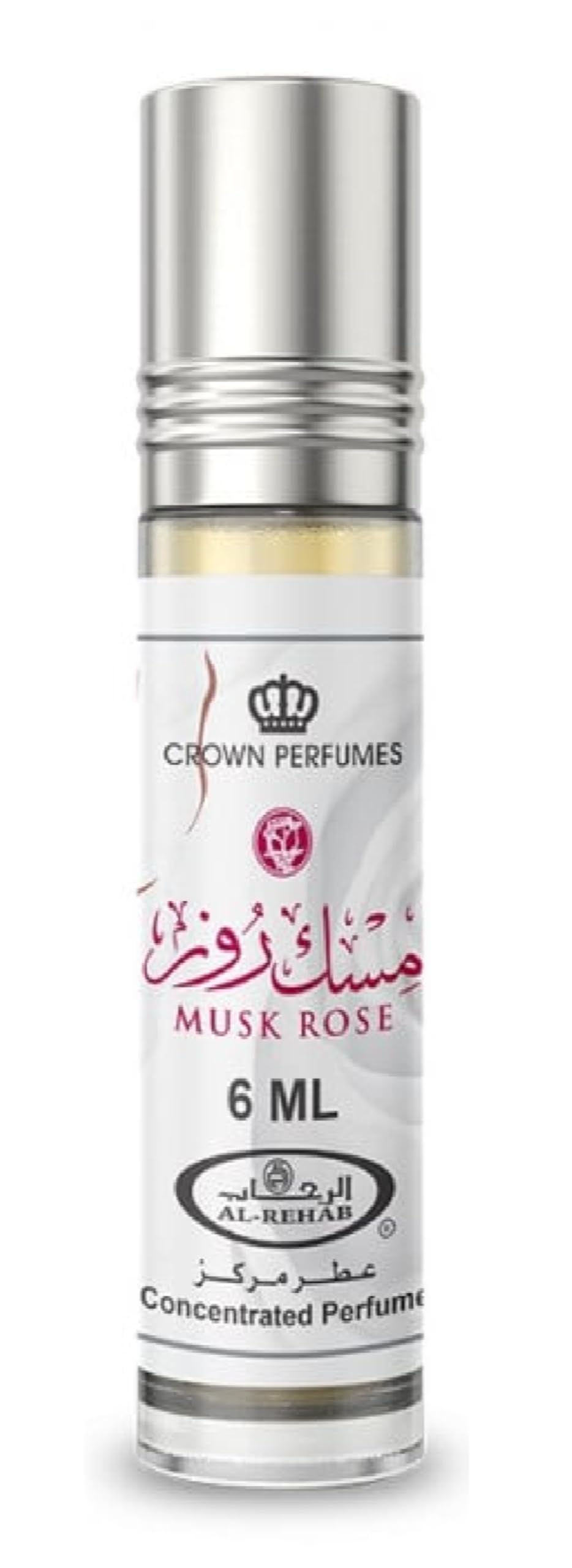 Al Rehab Musk Rose Concentrated Perfume Oil for Women 0 2 Ounce 6ml