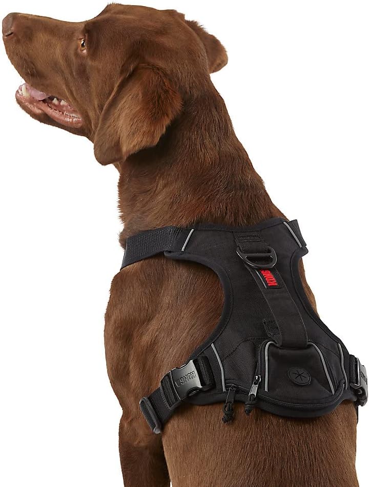 KONG Ultra Durable Waste Bag Harness (Medium, Black)