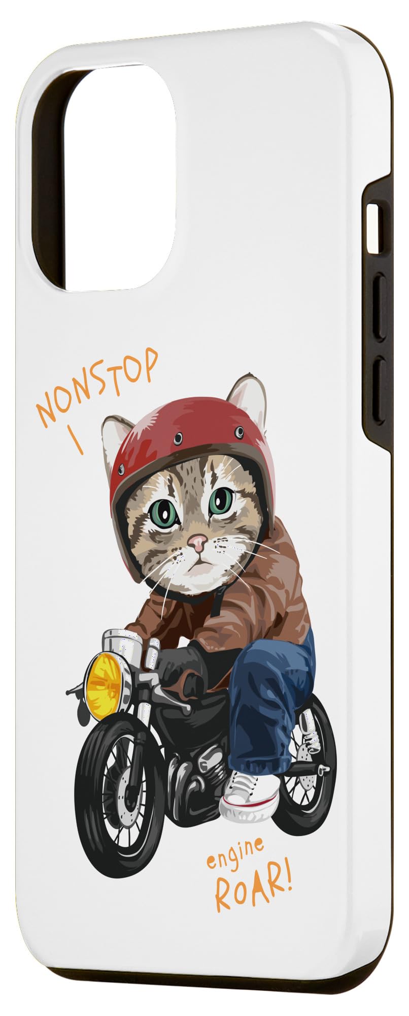 Amazon.co.jp: iPhone 14 Plus 猫 バイク オートバイ おもしろ