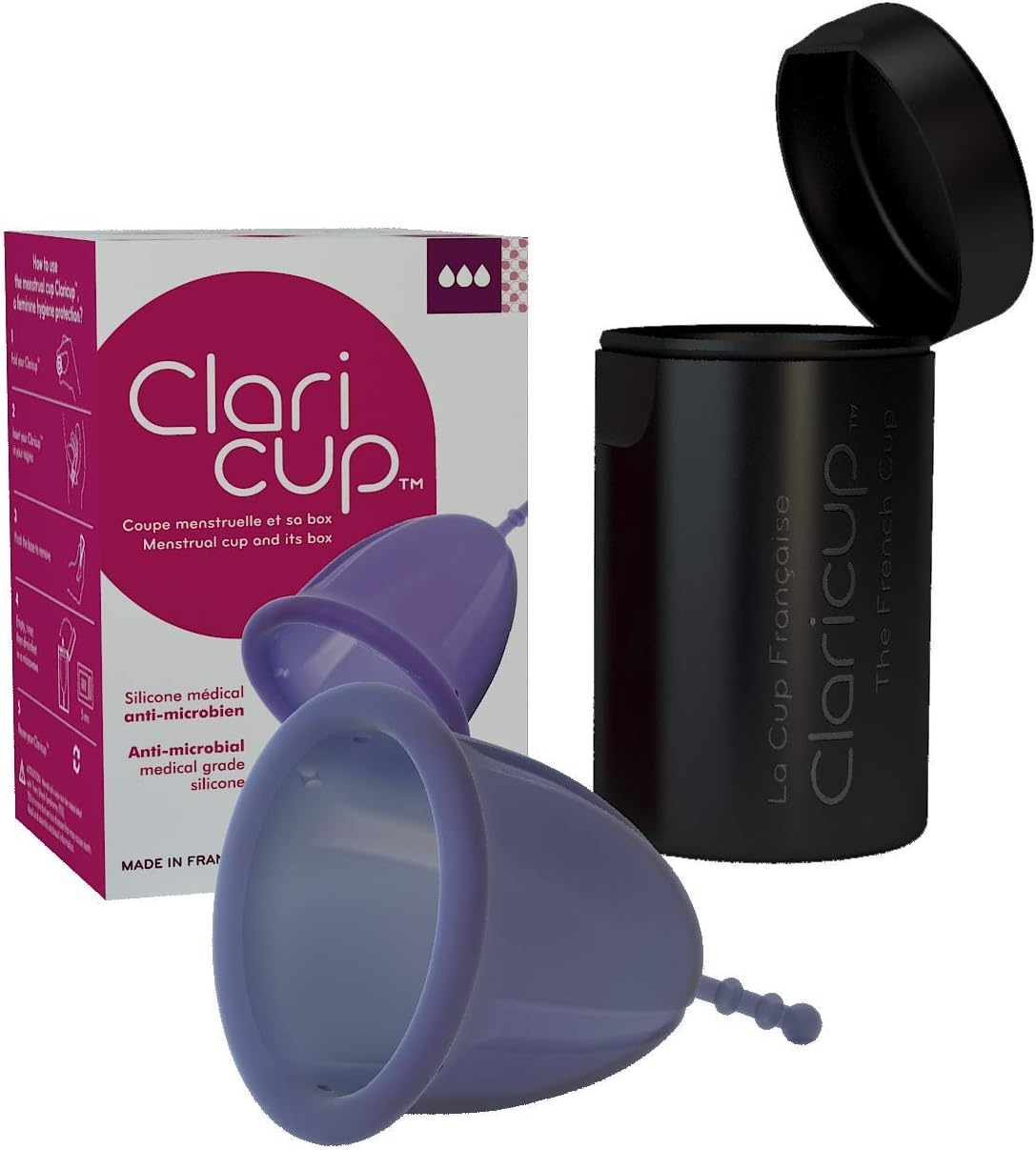 Claripharm Menstrual Cup Claricup Antibacterial Medical Grade