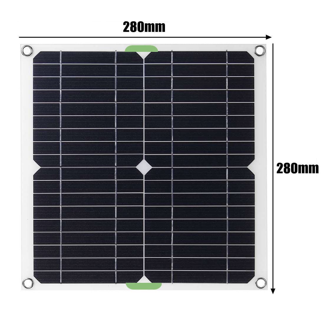 Kit Pannelli Solari 200W 400W 600W 800W con Controller 30A/60A, Caricatore Portatile 12V per Camper/Tetto/Barca/RV, Porte USB, Modulo Energia Solare Esterno di Alta Potenza 3x200W-30A