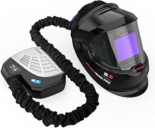Top 10 air fed welding helmet review 1 Red YESWELDER Powered Air Purifying