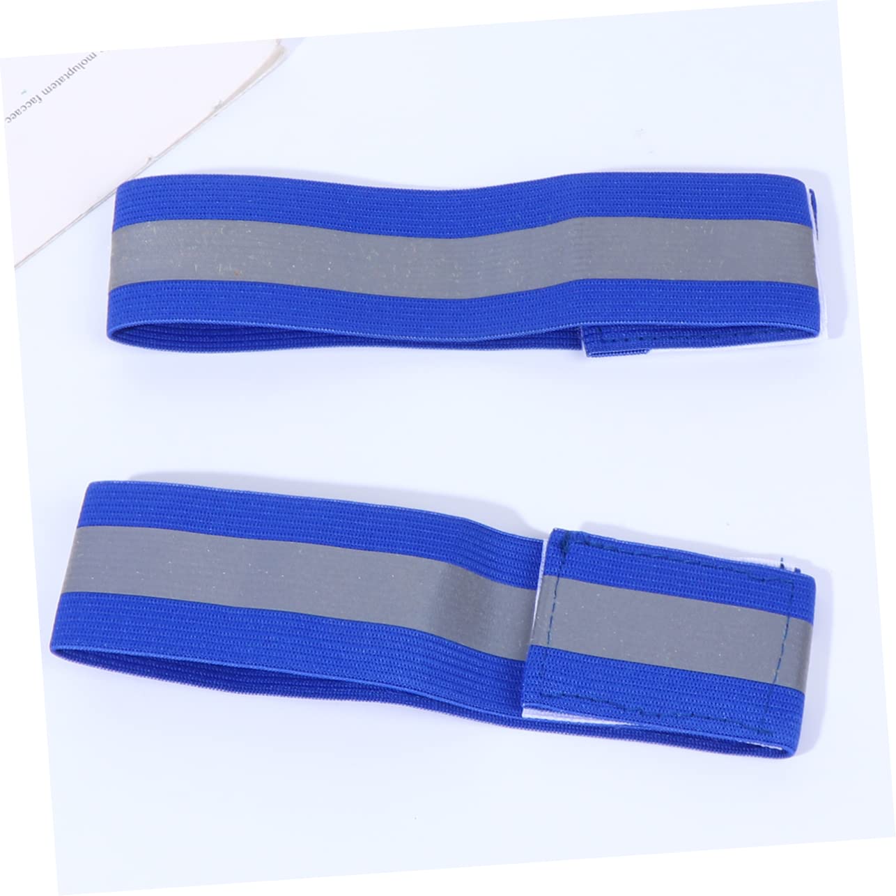 ibasenice Muñequera Reflectante Reflexivo Corredores Pulsera Led Cinturón De Correr Ligero Seguridad Alto Noche Visibilidad Pulseras Reflectantes Al Aire Libre Azul