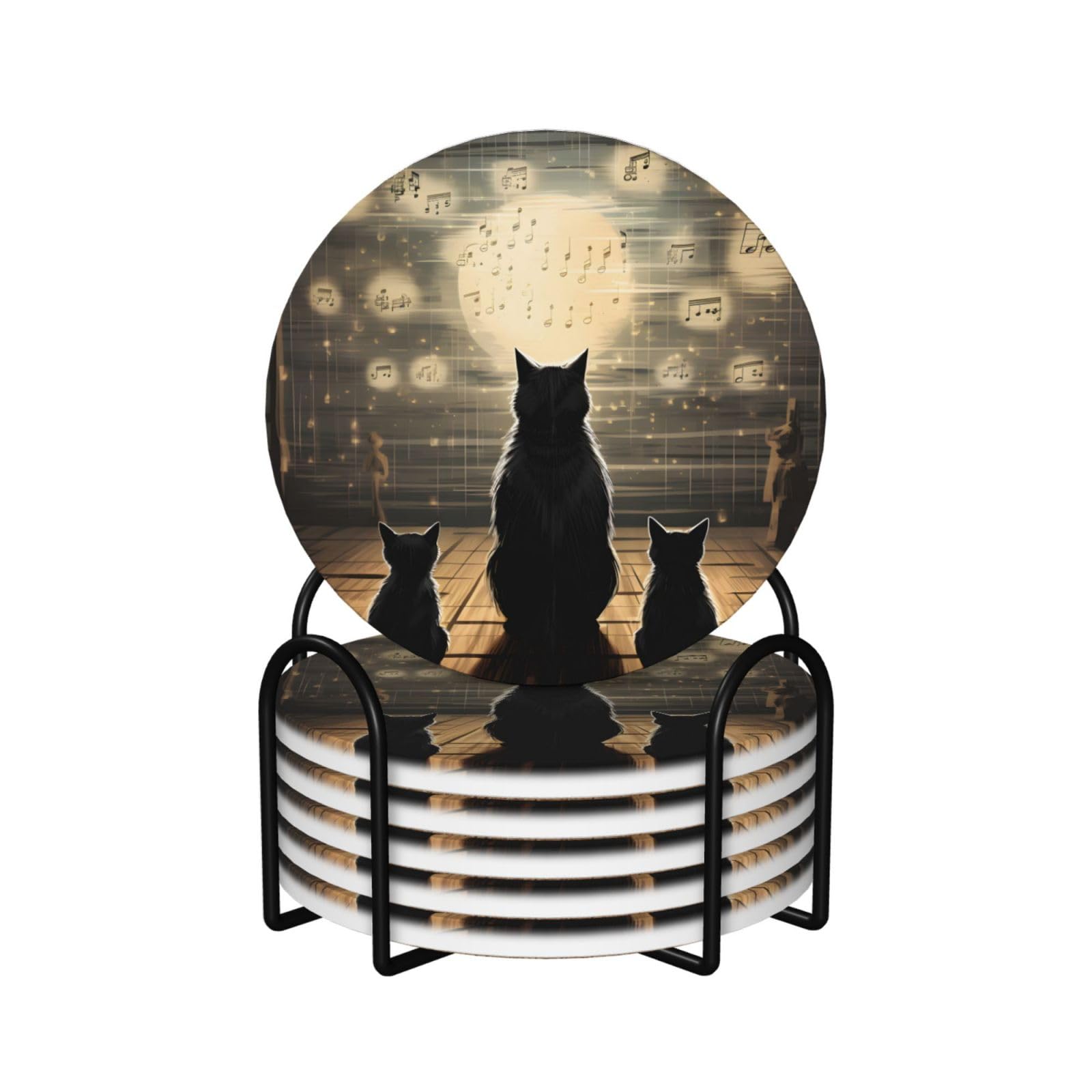 Dessous de verre en céramique avec liège protection de table