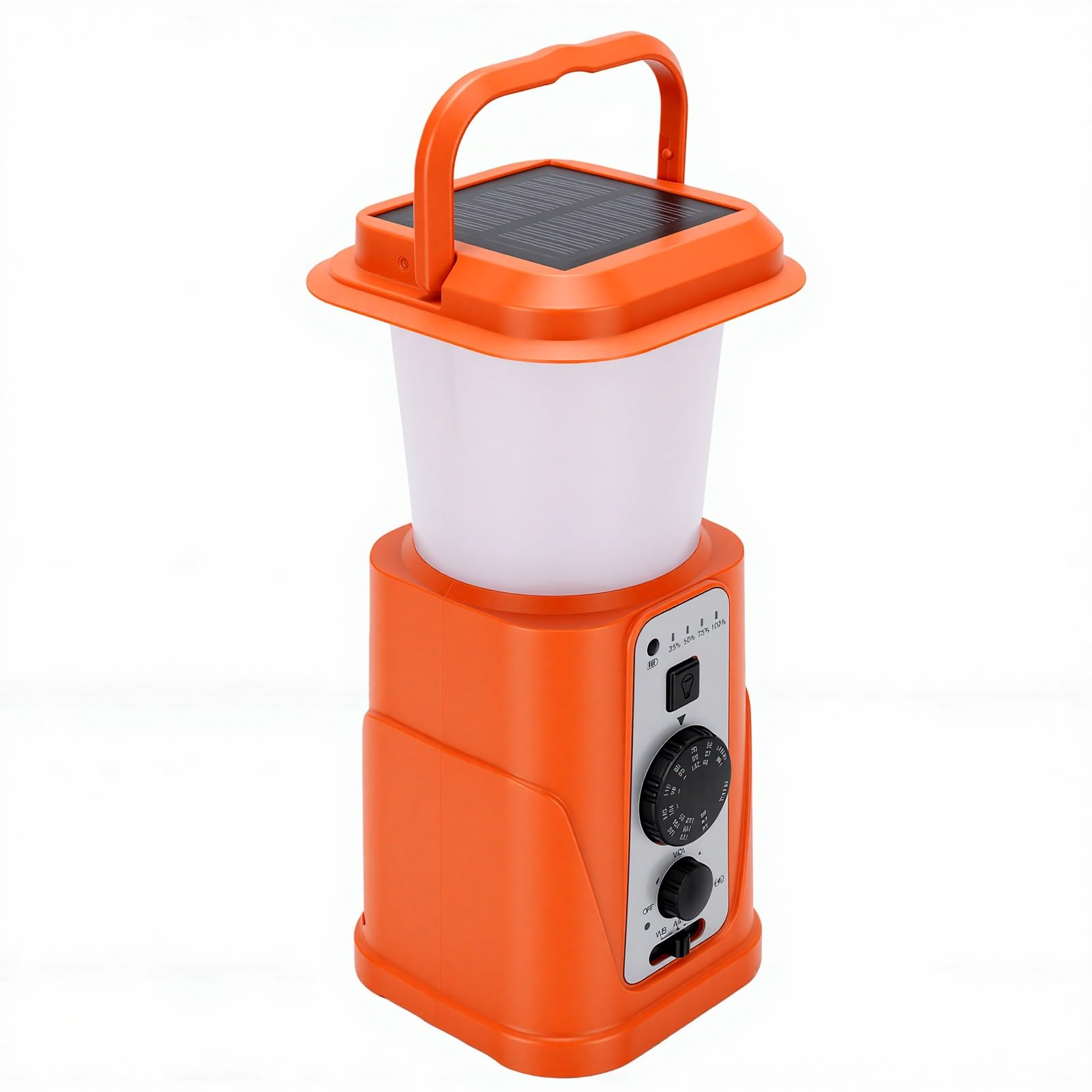 Fabater Lanterna Solare da Campeggio Ricaricabile con Power Bank da 10000 MAh, Perfetta per attività All'aperto e Preparazione Alle Emergenze