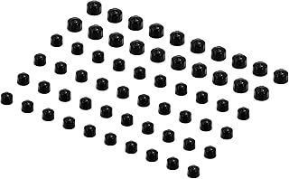 Motorcycle Bolt Covers Engine Bolt Head Toppers Caps Kit Fit for Harley M8 Touring Road King Street Glide Road Glide Electra Glide Softail 2018-2024 60pc Black