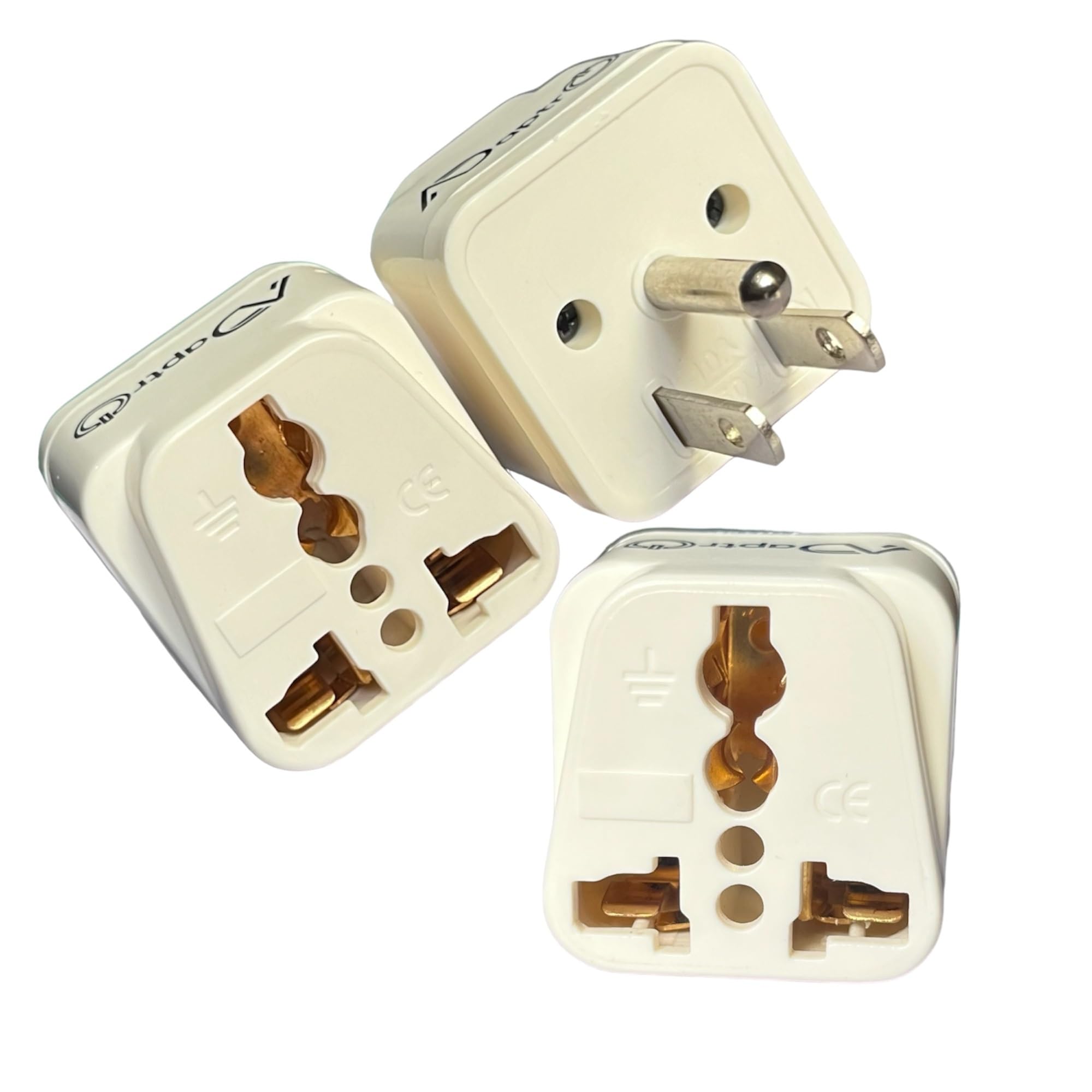USA, UK, Australia to India Plug Converter for Convert World-Wide Plug to Type D Indian Power Sockets (Pack of 1) White — Amazon image 21