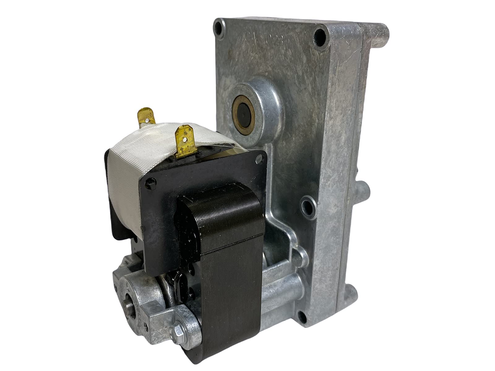 ERICAMBI, Motoriduttore FB1218 Mellor Serie T3 per Stufe a Pellet, Velocità 3rpm, Pacco Lamellare 32mm, Ø Albero 9,5mm, Senso di Rotazione Oraria, Spianatura Singola, Arce Clementi Enviro