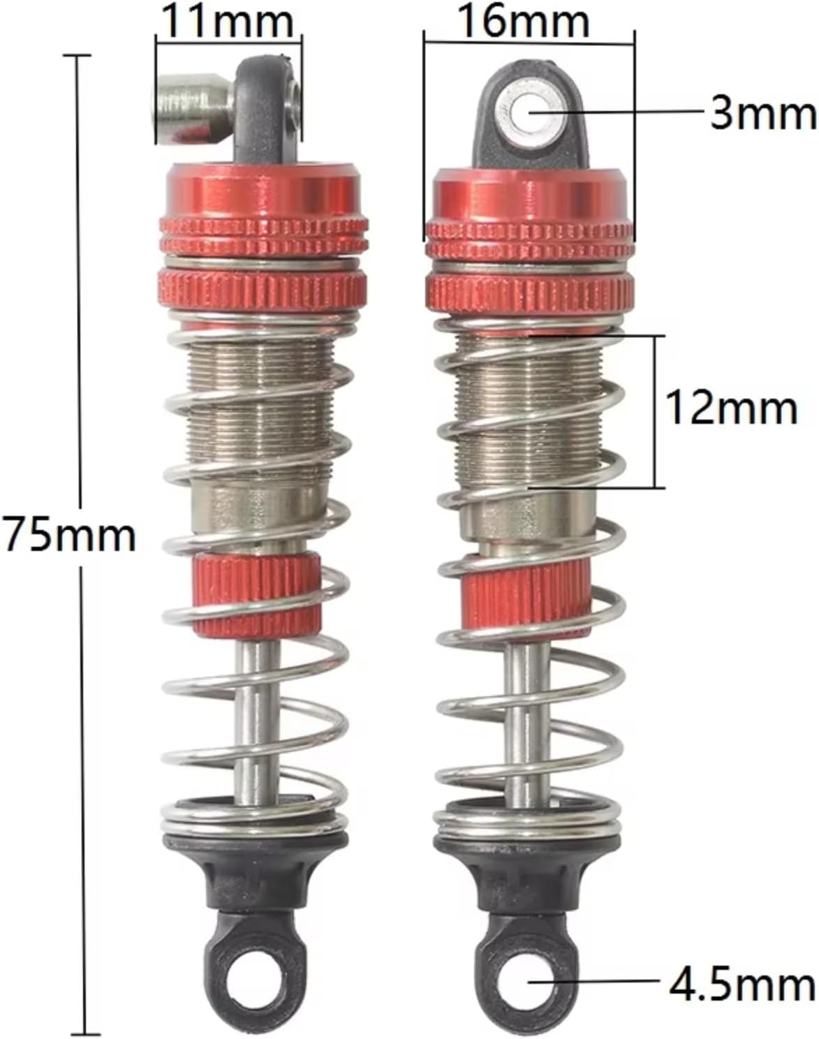 RCカー用ショックアブソーバー Compatible With Xinlehong 9130 9135 9136 9137 9138