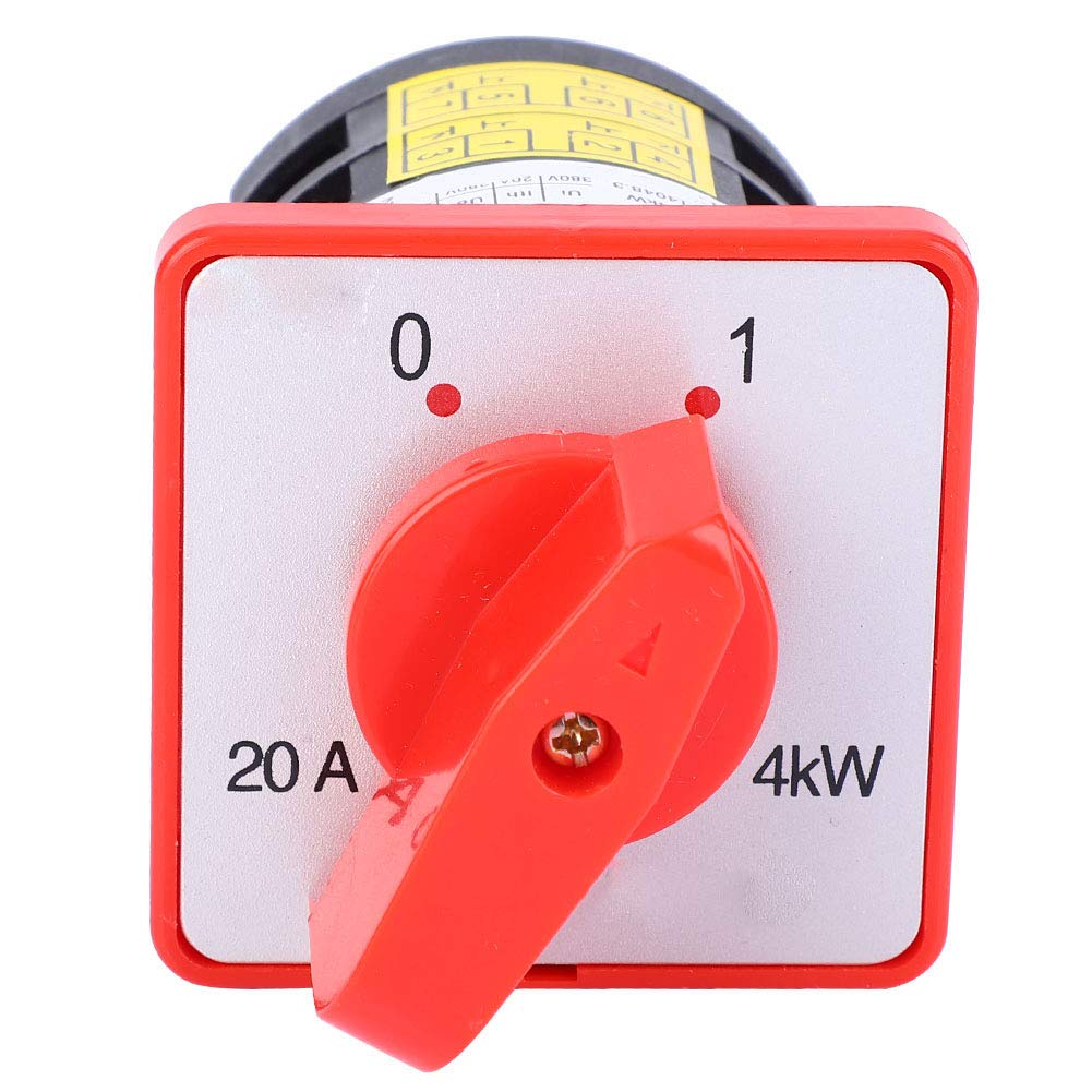 Przełącznik zmiany 20A 380V ~ 4KW HZ5-20/4 L02 6 zacisków przełącznik obrotowy 2 pozycja krzywka przełącznik kombinowany generator obracać