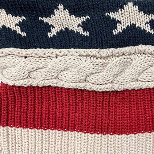 Modena American Flag Infinity Loop Winter Warm Scarf4
