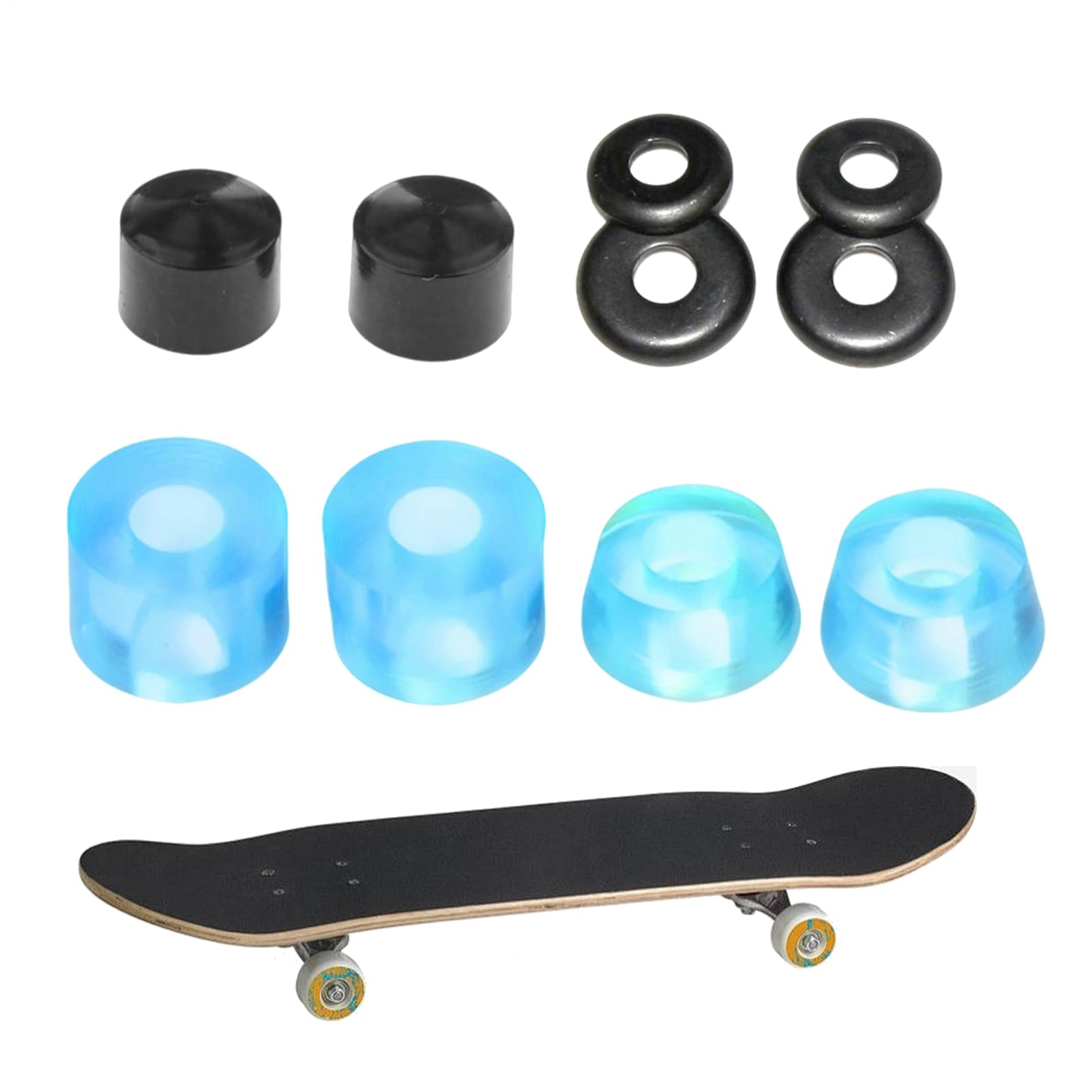 Jeu De Bushings De Skateboard – Diamètre 16 Mm, Durs – Pour Trucks 5 Pouces, Street, Park, Compétition