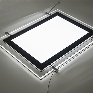 A4 (Landscape) LED Display for Real Estate Window Sign Holder (4pcs for a Column)