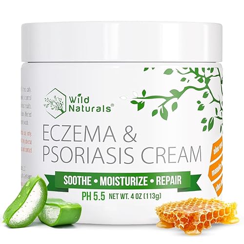 Crema Wild Naturals para eccema y psoriasis con miel de manuka aloe vera manteca de karité aceite de coco aceite de cáñamo 1 1 Crema Wild Naturals para eccema y psoriasis con miel de manuka aloe vera manteca de karité aceite de coco aceite de cáñamo 1 1