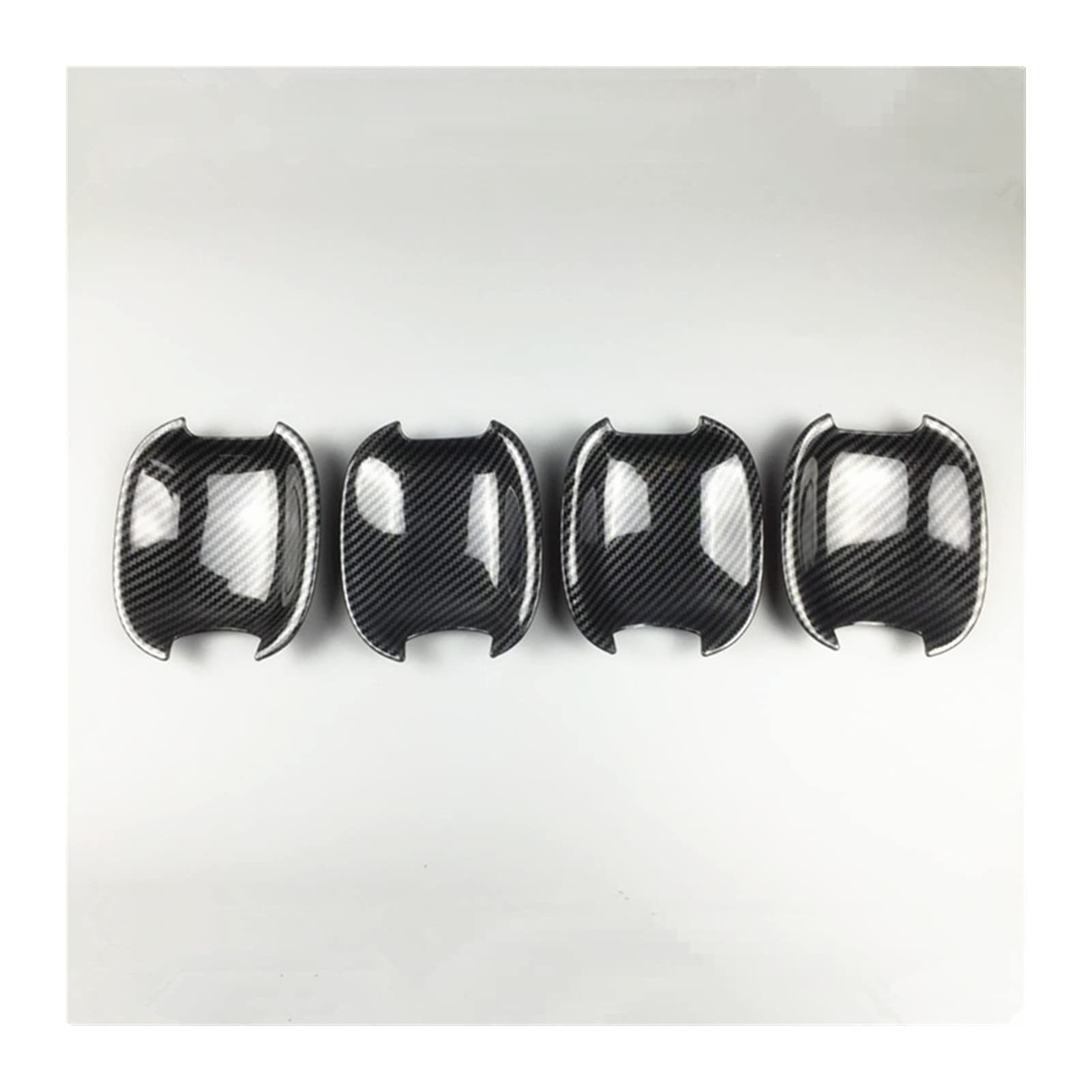 FANGZIQQ for A3 8V 2014-2018 ABS Carbon Fiber Color Car Door Handle Wrist Cover Trim Decals Car Inner Door Handle(1)
