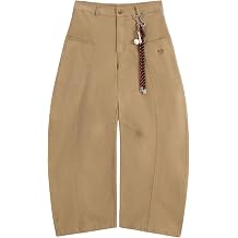 Aelfric Eden Baseball Chain Baggy Barrel Pants for Women Men Wide Leg Streetwear Casual Unisex Loose Lantern Trousers Pants