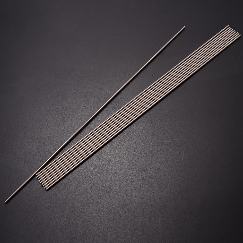 5 Stück Titan-Schweißstäbe – Güteklasse 5, 2 Mm Durchmesser, 250 Mm Länge