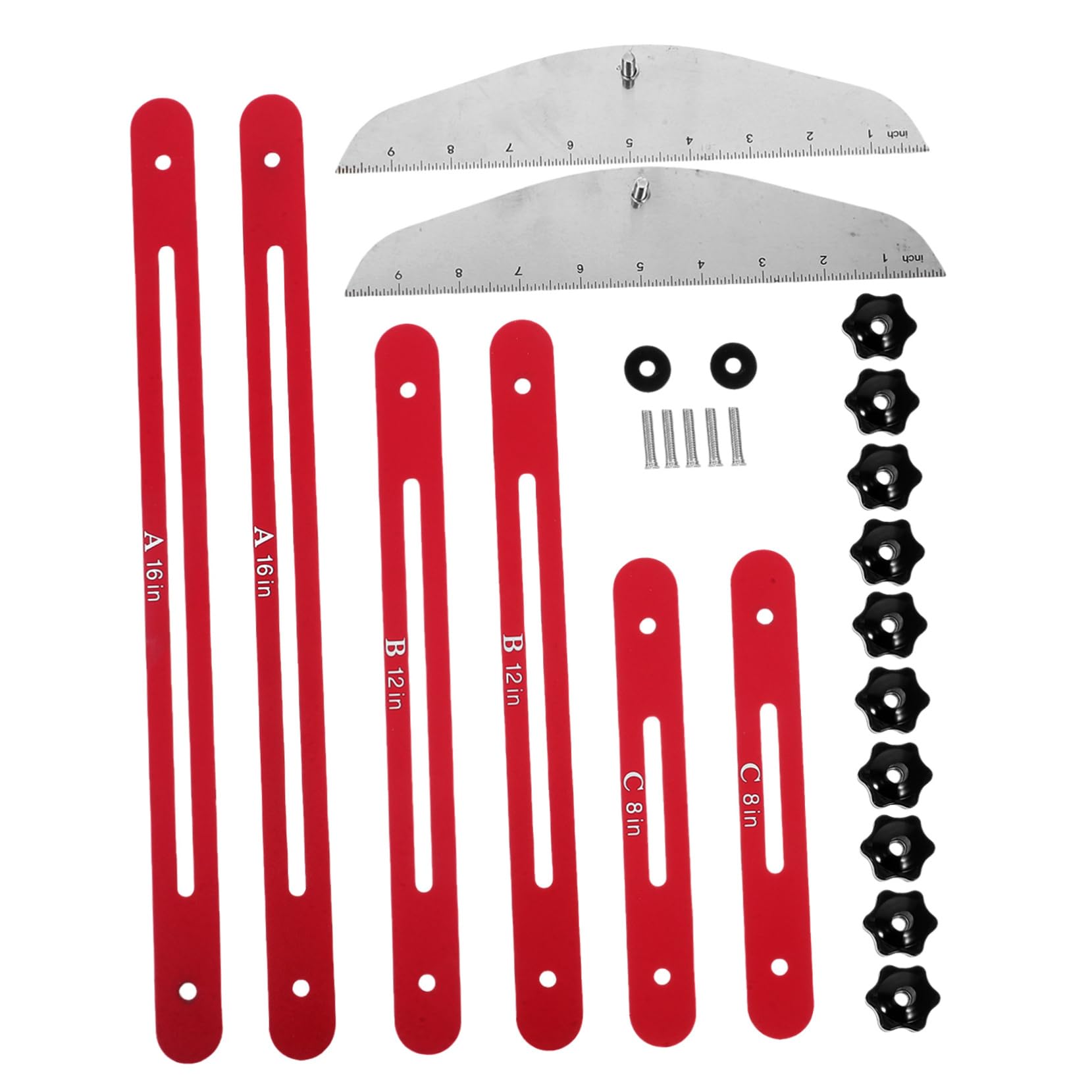 Artibetter 1set Strumento Di Misurazione Per Gradini Metallo e Portatile Per Progetti Di Falegnameria e Ristrutturazione Di Scale Strumenti Di Misura Per Battistrada e Contragradini