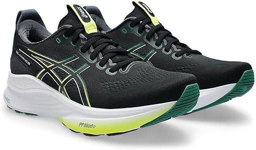 Buy ASICS Mens Gel-Kayano 32 Black/Jasper Green Running Shoes - 5