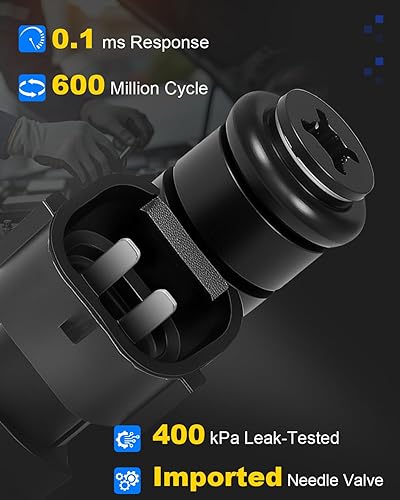 Miniatura 5 de Inyectores de combustible mejorados aptos para: Nissan Sentra 2.0L 2007-2012, Versa 1.8L 2007-2012, Cube 1.8L 2009-2014, NV200 2.0L 2013 2014 2015