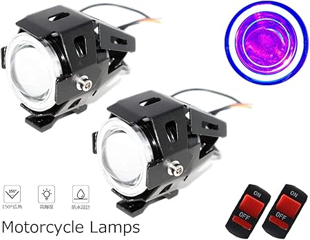 Amazon Xiangshang オートバイ用u7 Led ヘッドライト Cree製 黒ハウジング 青ライト 12 85v モーターバイク フォグランプ 3モード切替 Hi Lo ストロボ ブルー 汎用 イカリング付き スイッチ付き 防水ip68 一年保証付き 左右セット 黒ハウジング 青ライト 並行輸入品 Amazon Xiangshang オートバイ用u7 Led ヘッドライト Cree製 黒ハウジング 青ライト 12 85v モーターバイク フォグランプ 3モード切替 Hi Lo ストロボ ブルー 汎用 イカリング付き スイッチ付き 防水ip68 一年保証付き 左右セット 黒ハウジング 青ライト 並行輸入品
