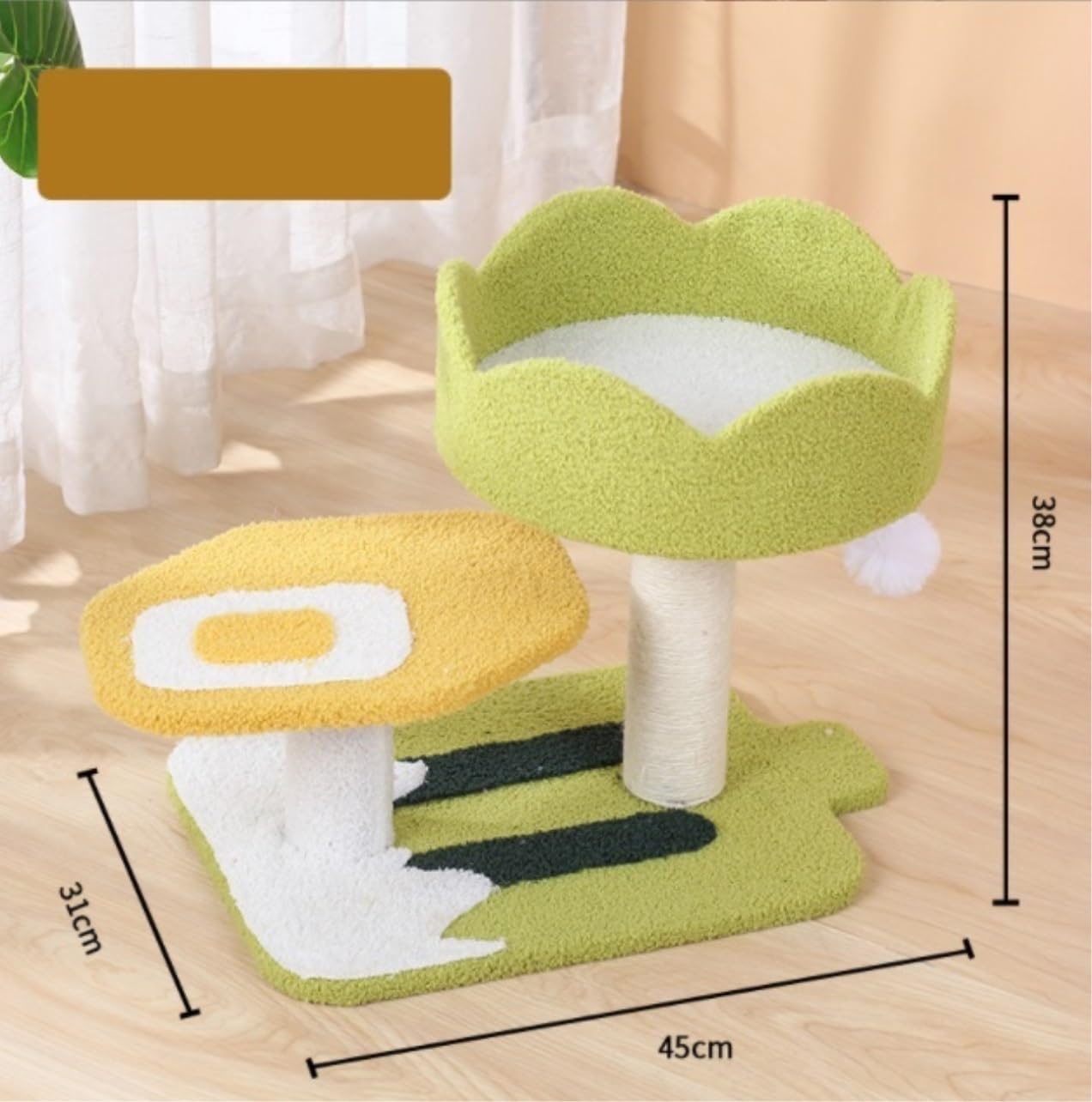 Drapak Drzewko Wieża Dla Kota Dla Kotów Domowych Sizalowy Drapak Dla Kota Z Platformą Do Skakania WieżA KotóW(45 * 31 * 38cm)