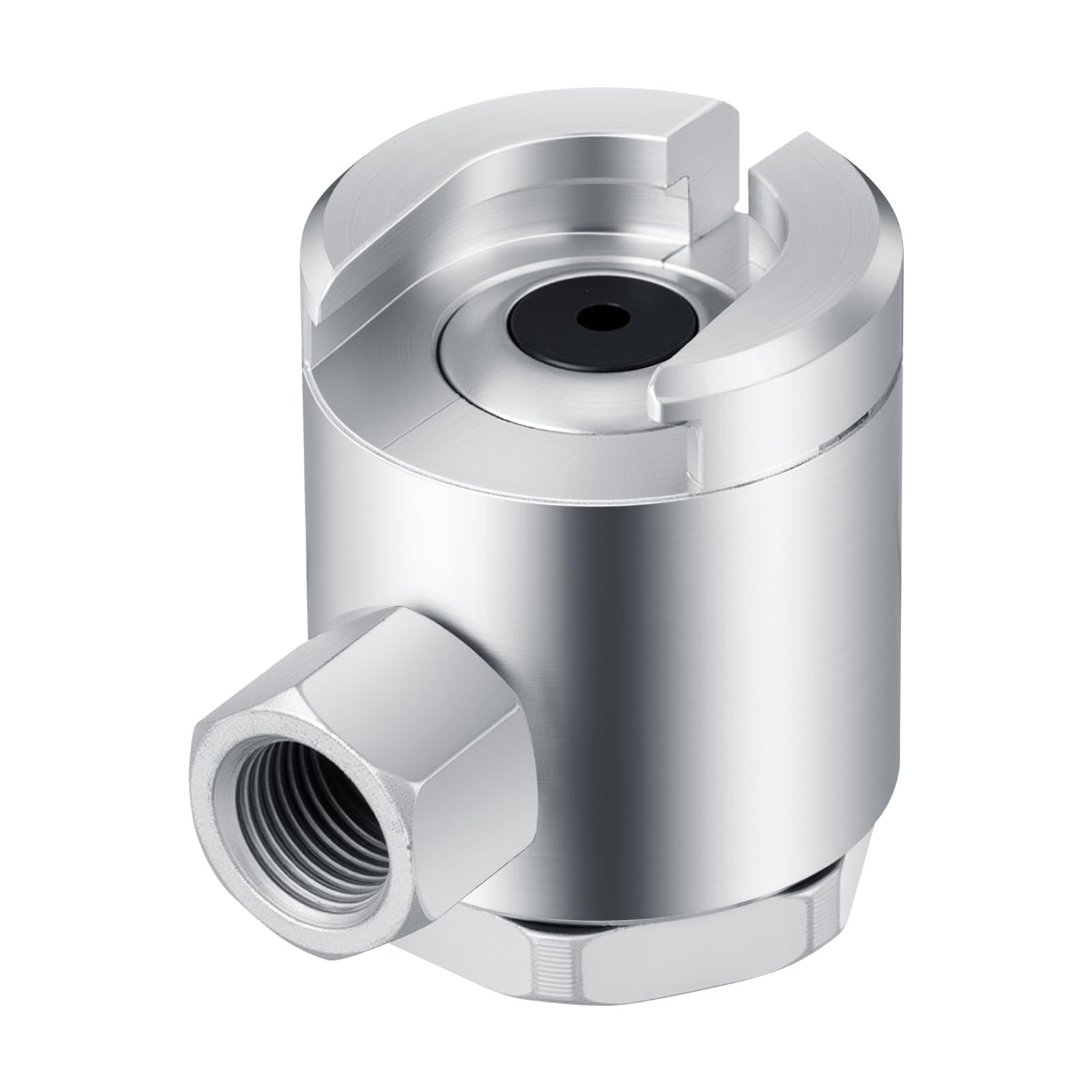 1 Pack 7/8 Inch Button Head Couplers Button Head Grease Couplers Fittings with 1/8" Threaded Outlet