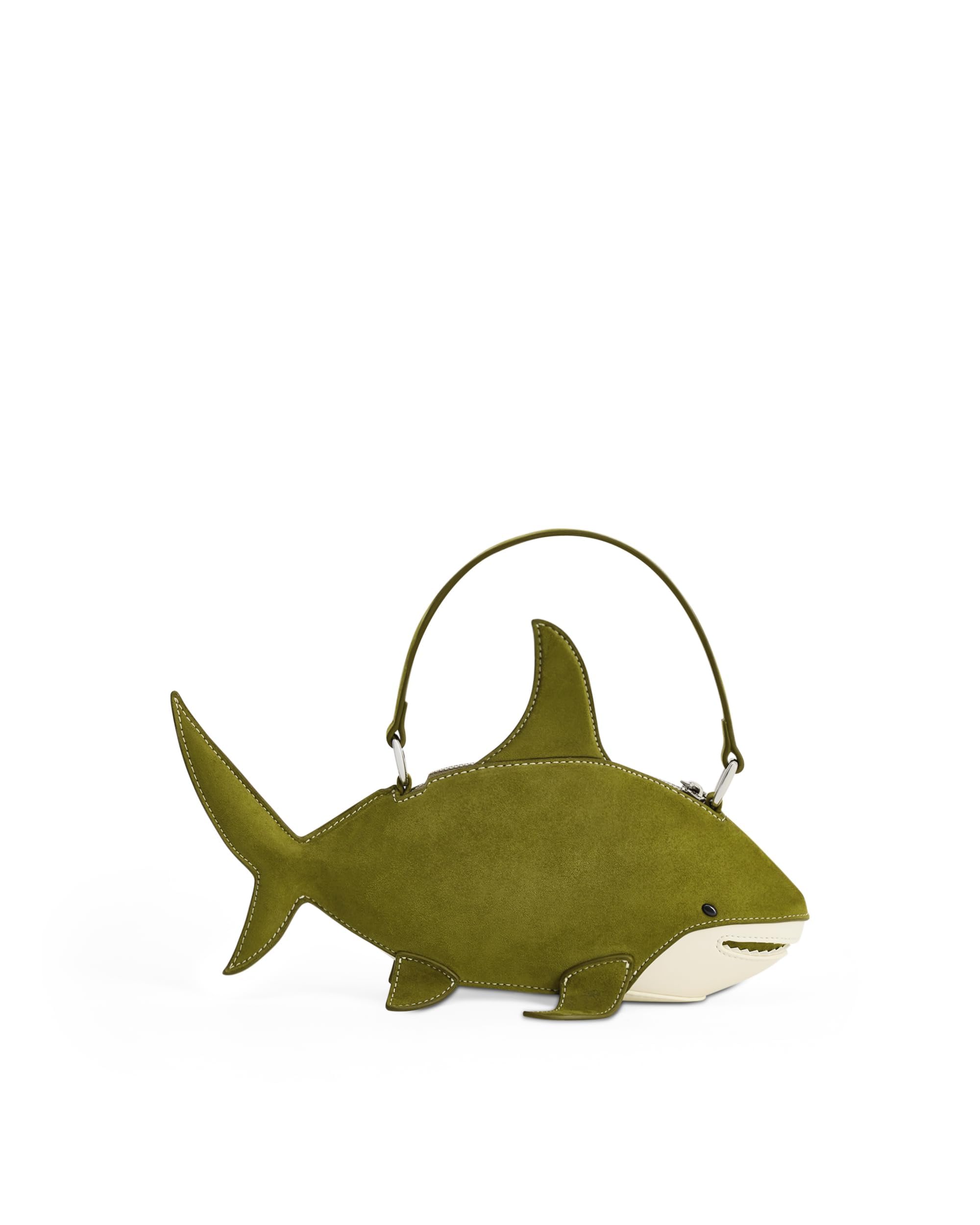 JW PEI Women's Nerys Faux Suede Shark Look Top Handle Bag