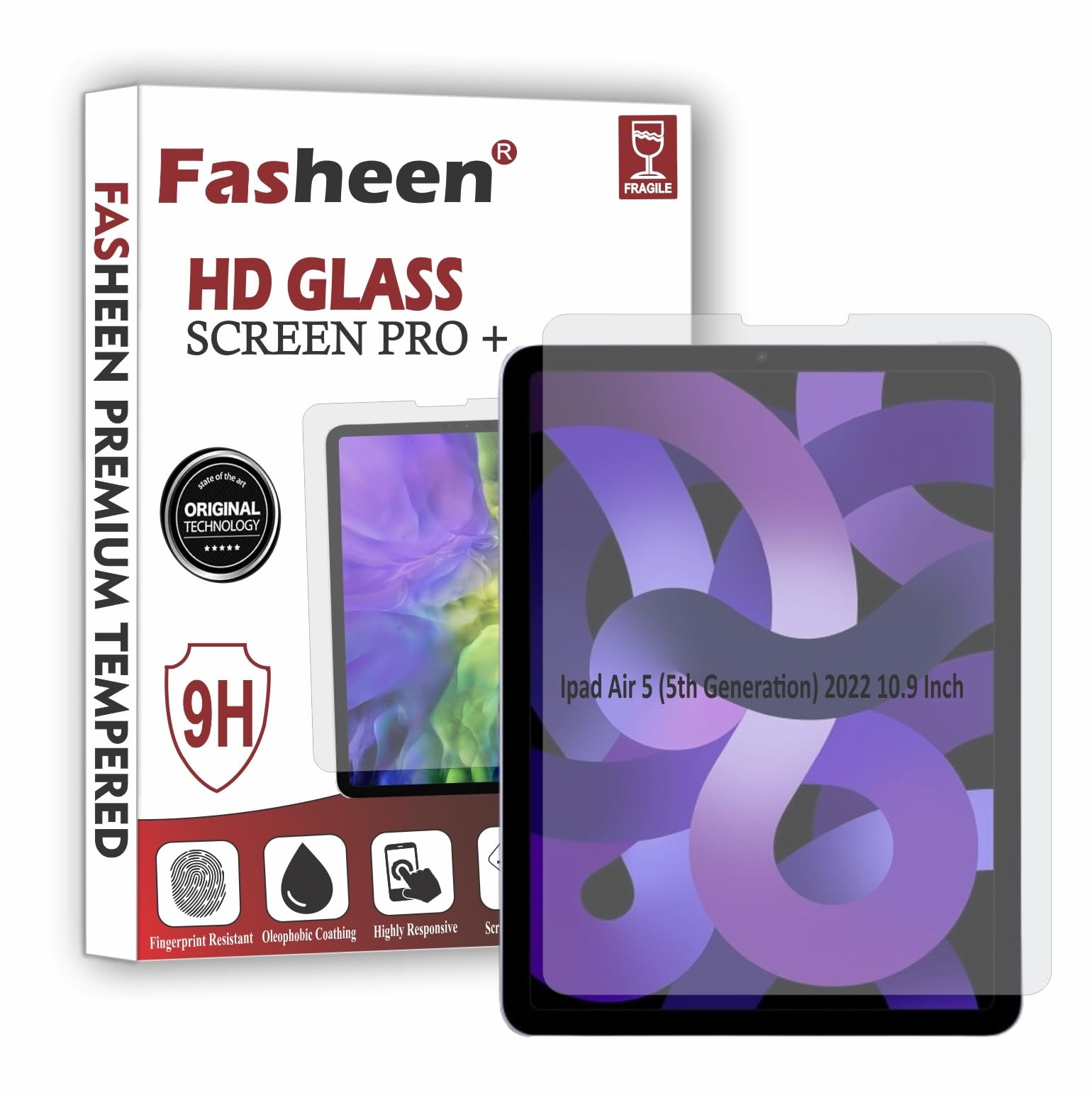FASHEEN Screen Guard Compatible With Apple iPad Air 5 Generation, iPad Air 4 (4th Gen 2020), iPad Air 5 (5th Gen 2022) 10.9 Inch (A2589/A2591) Flexible Fiber Screen Protector Not a Tempered Glass (B0D2S99HCF) Amazon Price History, Amazon Price Tracker